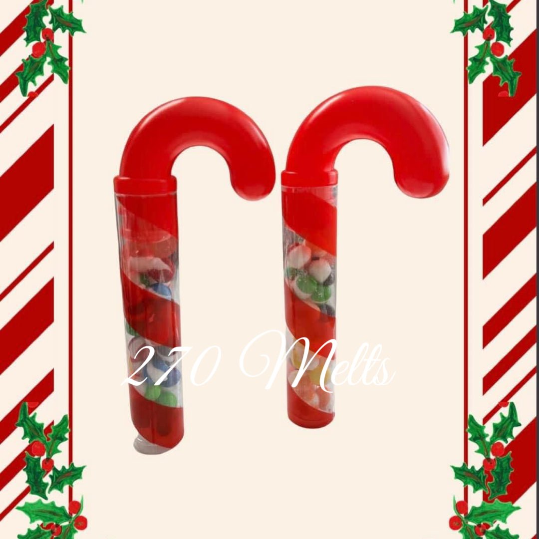 Bastones de caramelo Skittle liofilizados