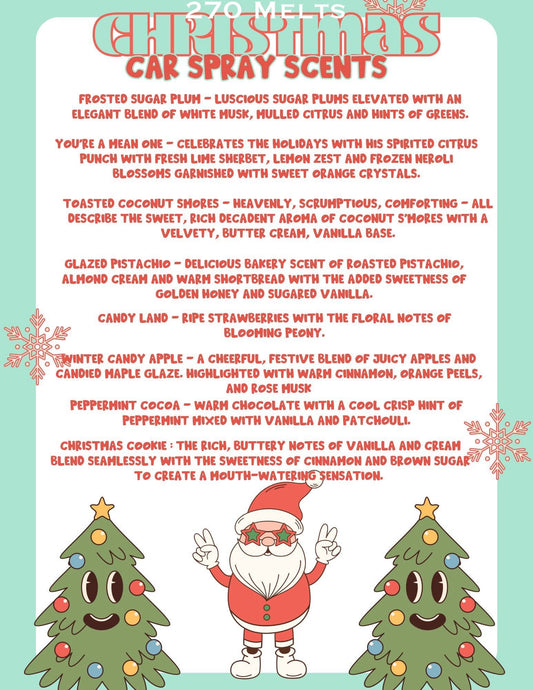 Christmas Car Spray