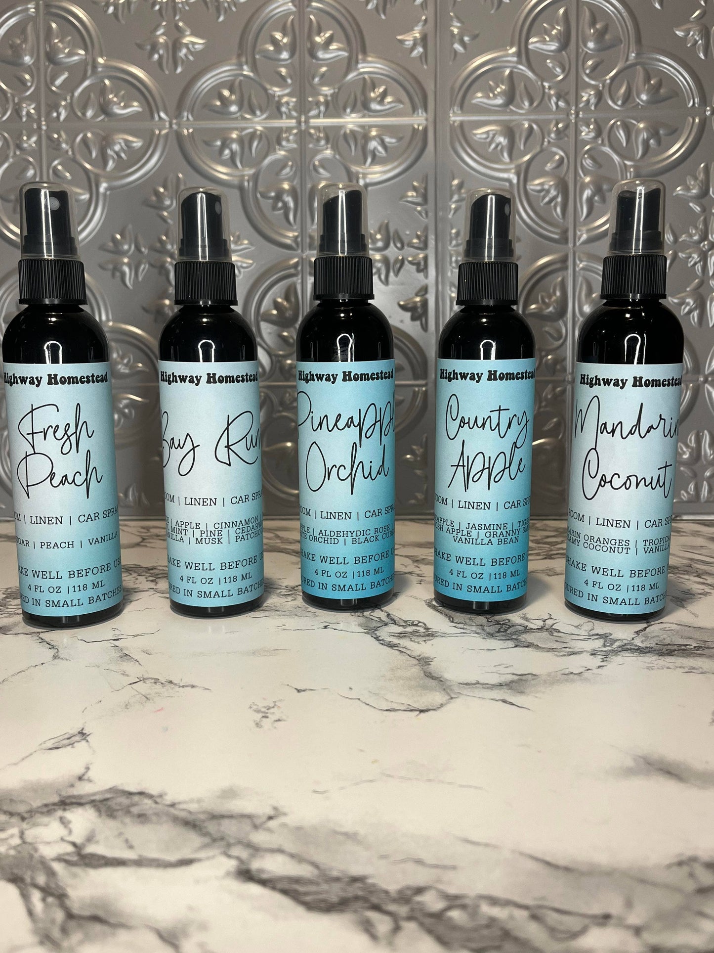 Aerosol para habitación, ropa de cama y automóvil, 4 onzas: azúcar rosa