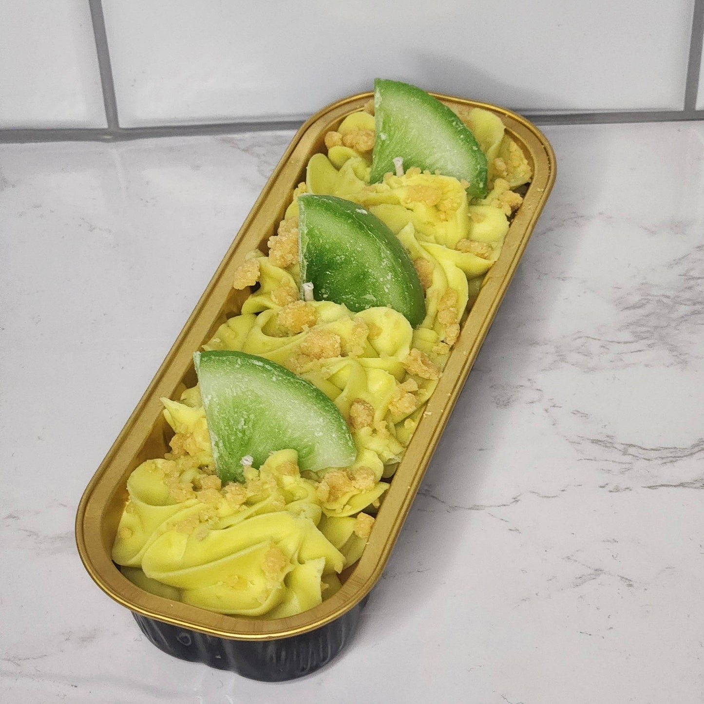 Pastelitos de postre de 3 mechas: pastel de pudín de plátano