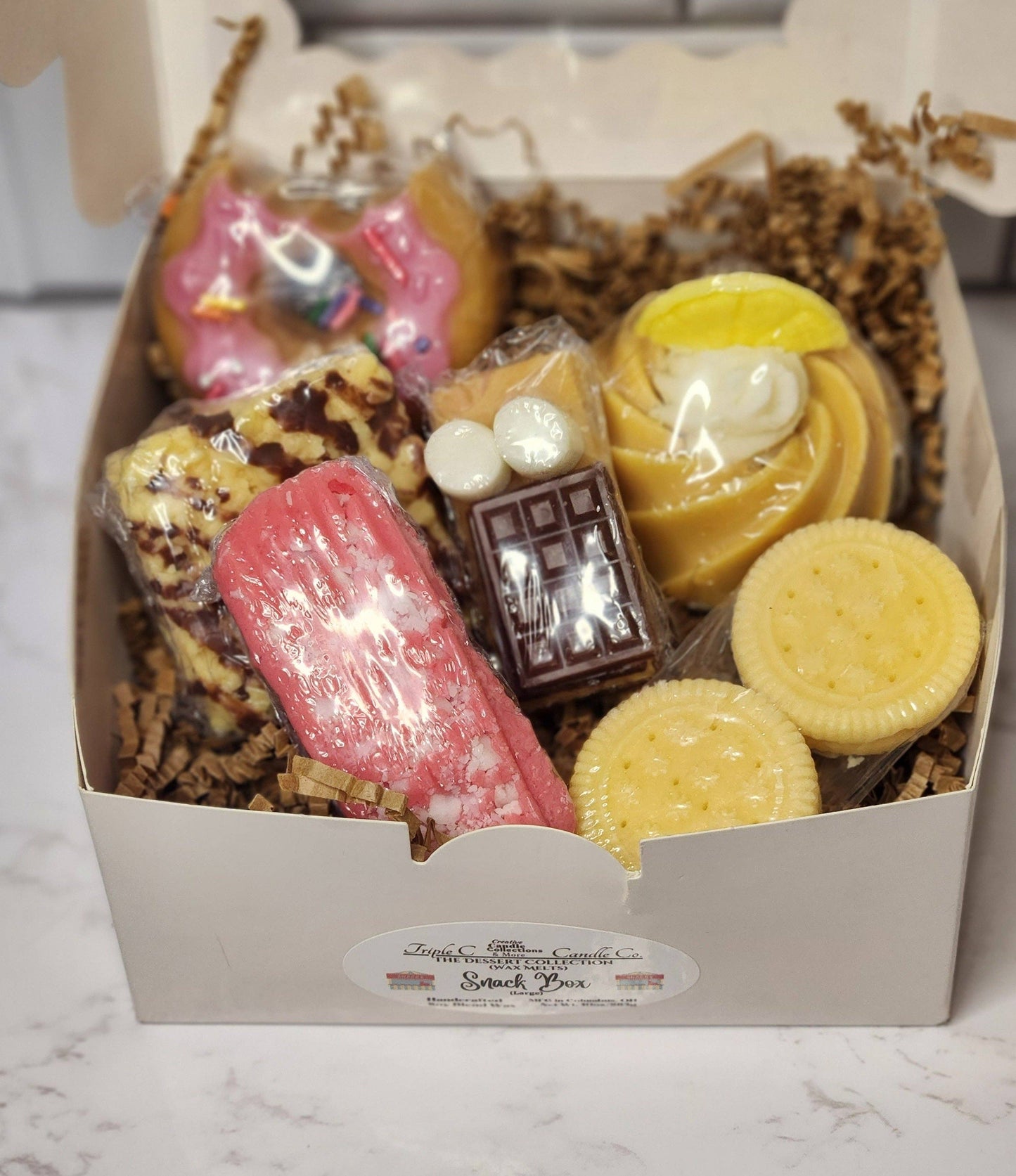 Cera derretida Snack Box (grande)