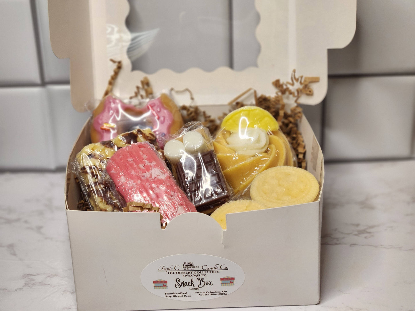 Cera derretida Snack Box (grande)