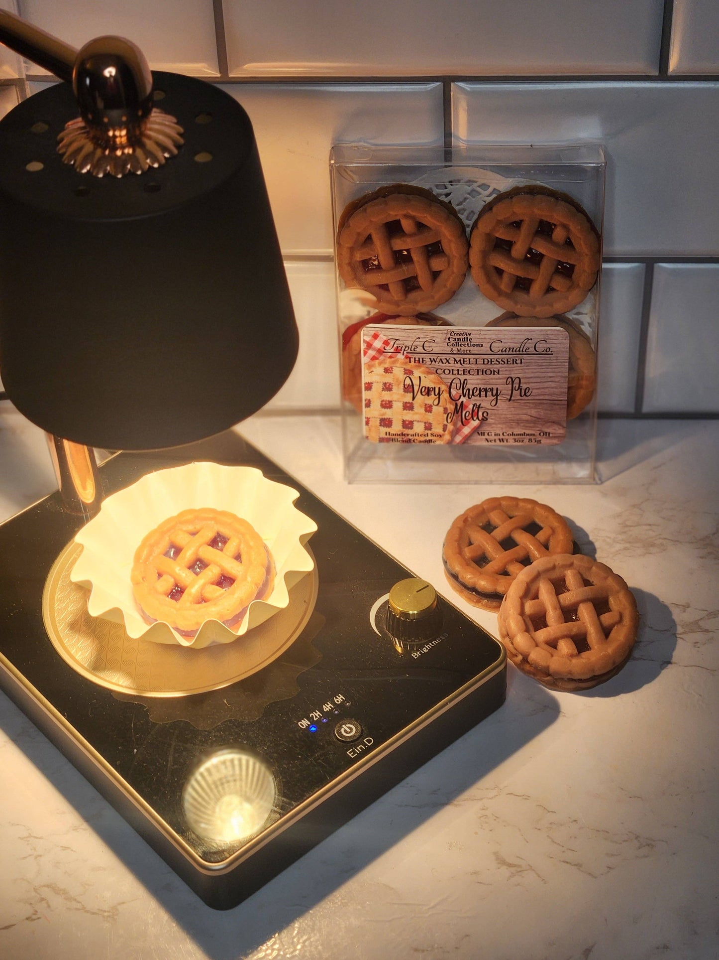 Mini tartas de cera derretida: Very Cherry