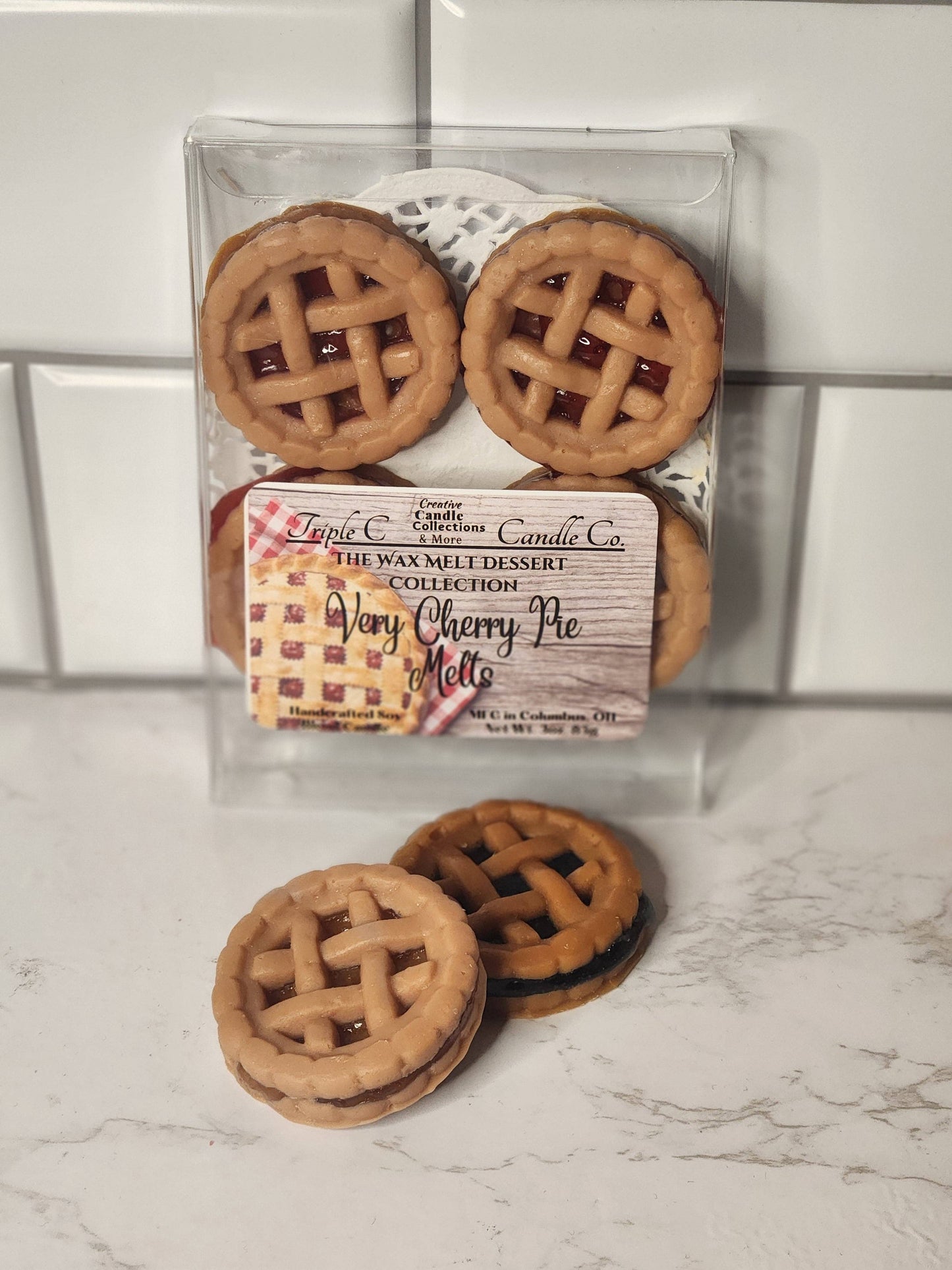 Mini tartas de cera derretida: Very Cherry