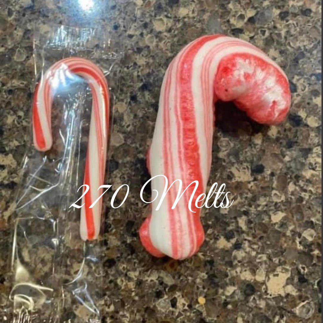 Bastones de caramelo liofilizados