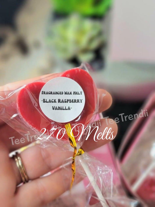 Paletas de cera para San Valentín