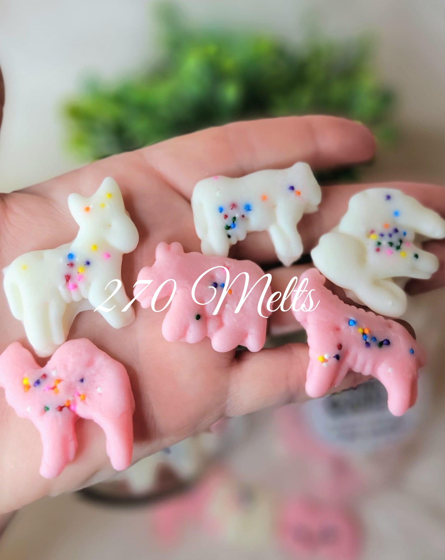 Cera derretida para galletas con forma de animales