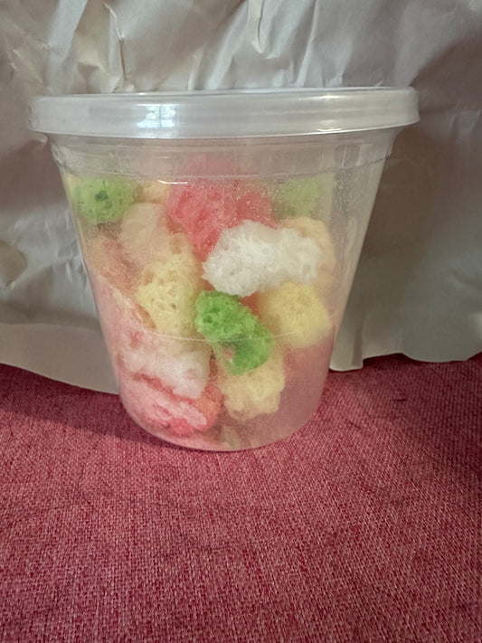 Ositos de goma liofilizados