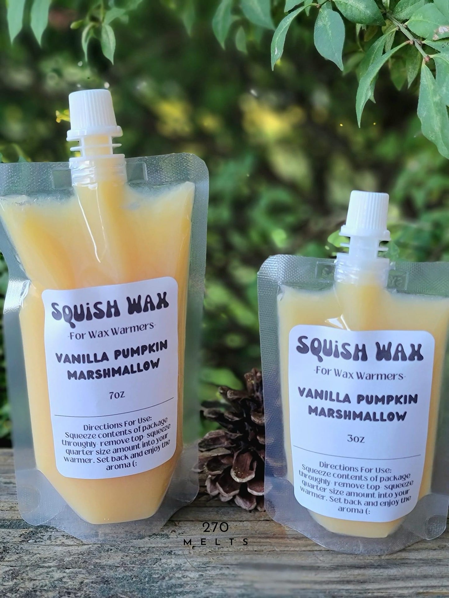 Vanilla Pumpkin Marshmallow Squish Wax