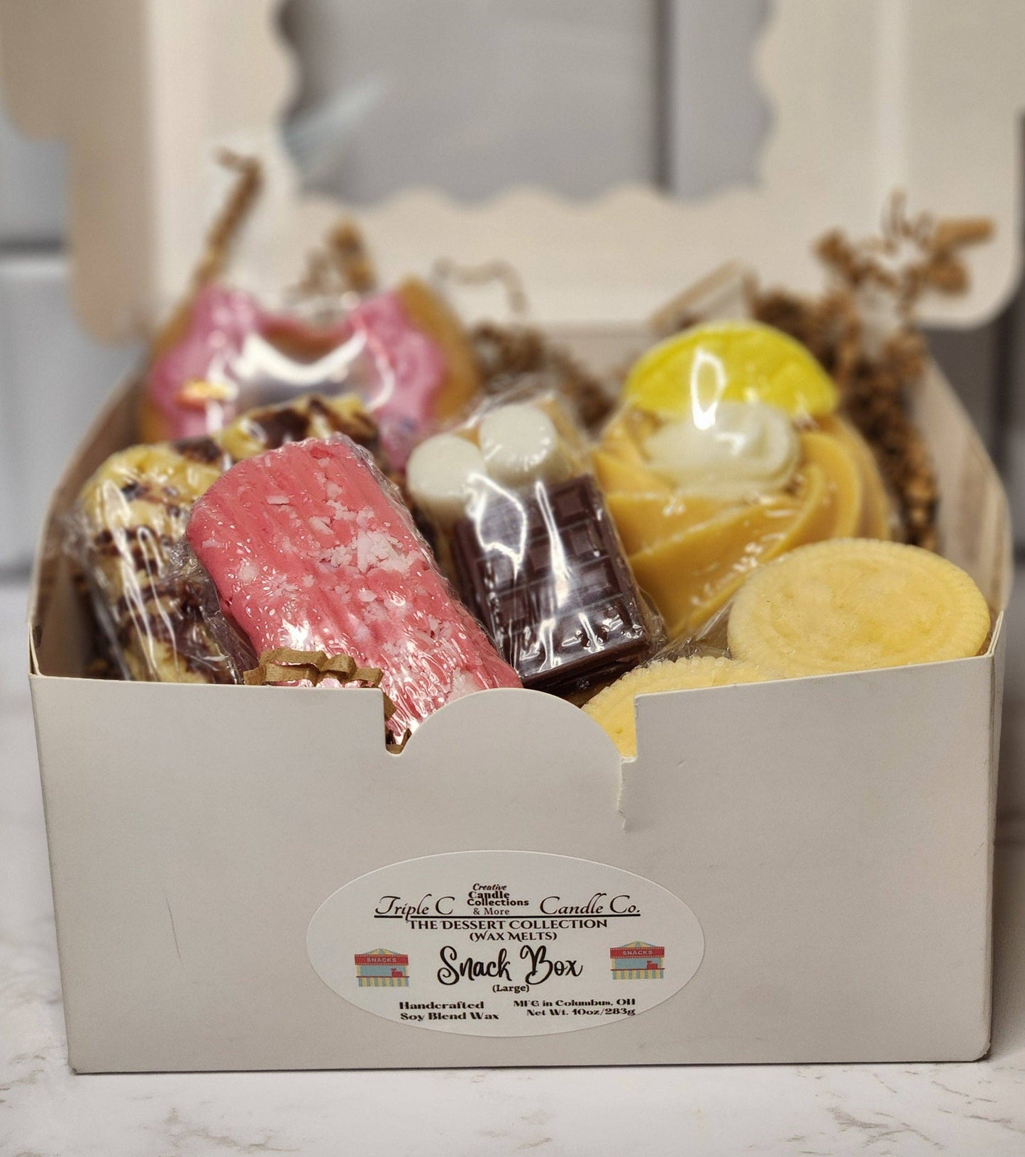 Cera derretida Snack Box (grande)
