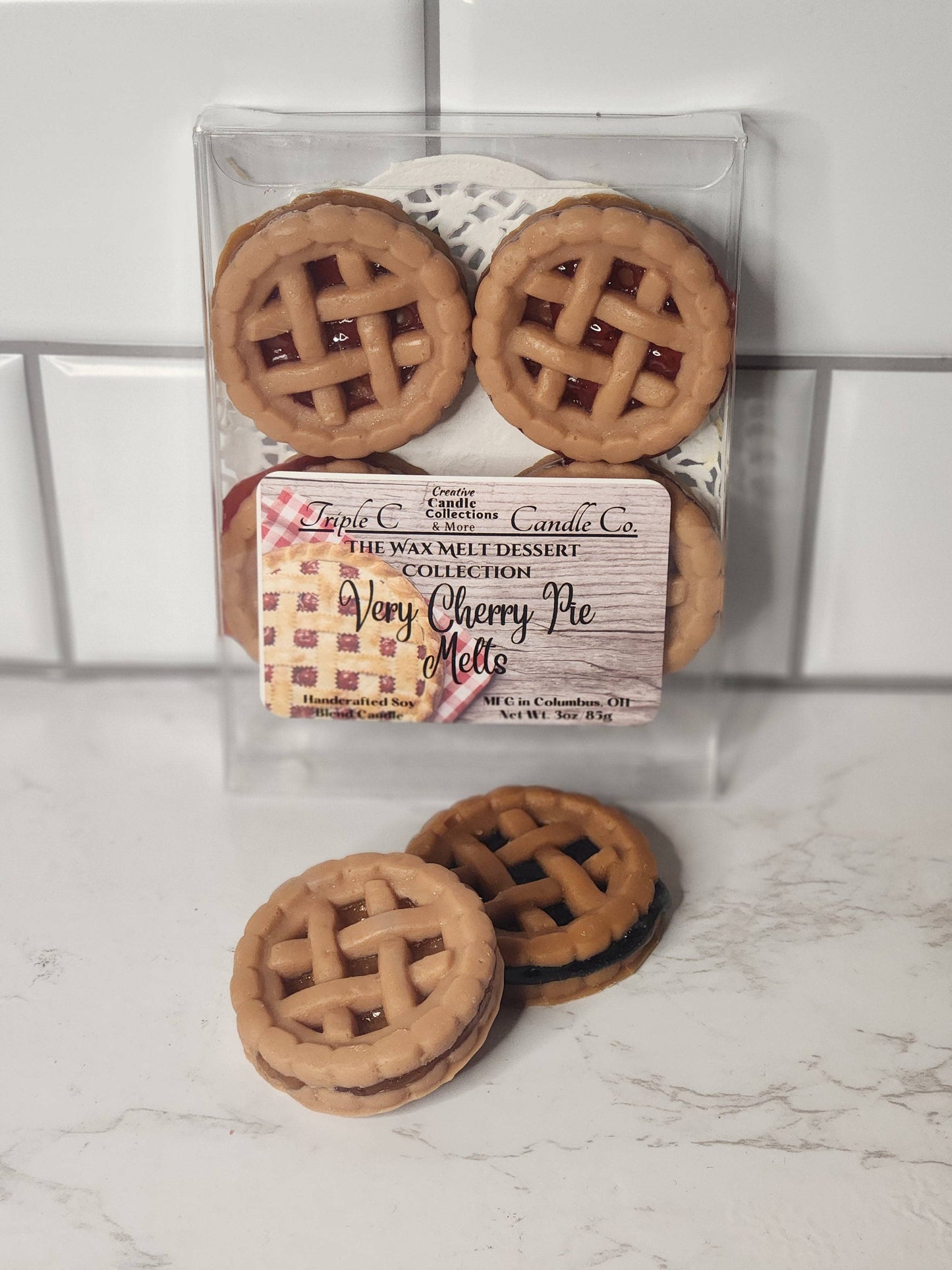 Mini tartas de cera derretida: Very Cherry